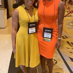 Calvin Klein Mustard Dress